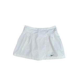 Nike Dri-Fit Court Flex Maria Sharapova White Tennis Skort Skirt Wrap Front S